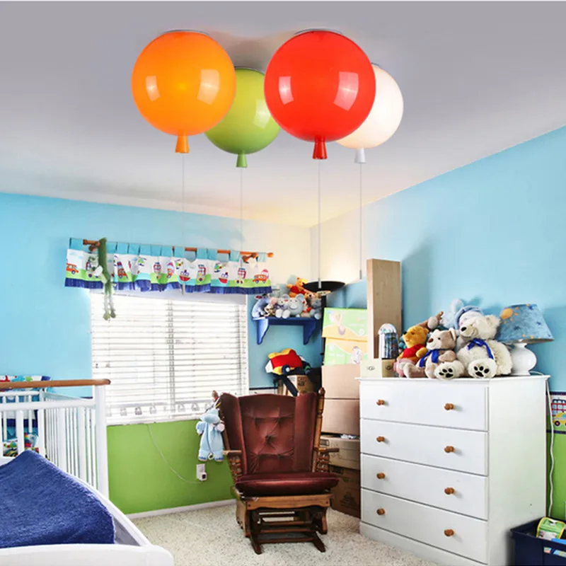 

Colorful balloon ceiling lamp Kids room children Nursery Kids ceiling lights Indoor home Ceiling Wall Decor balloon lamp Fixture