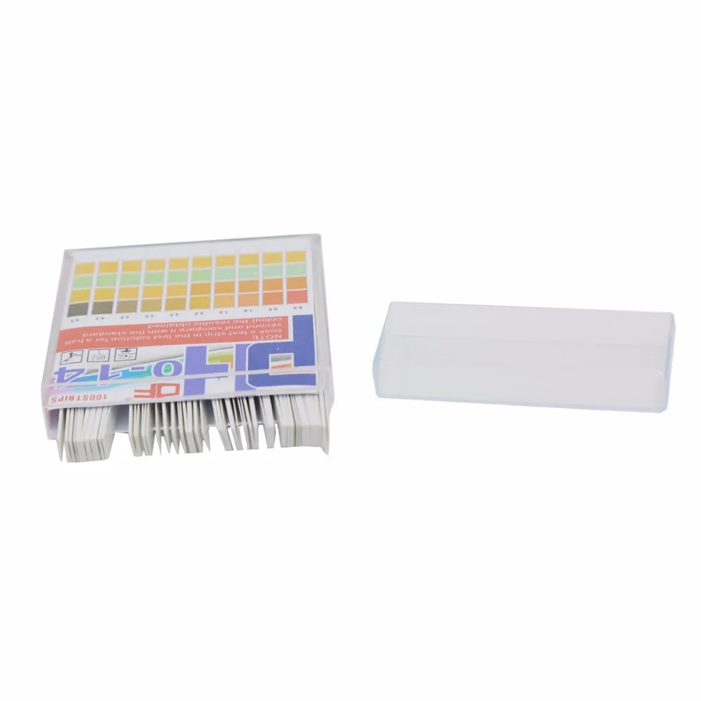 100 Strips/box pH Test Strips 0-14 Scale Premium Litmus Tester Paper Ideal for Test pH Level of Water