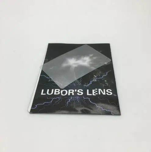 1pc LUBORS LENS Card Magic Tricks Close Up Magic Gimmick Easy To Do for Beginner Magician Toys Illusions Street Magic Props