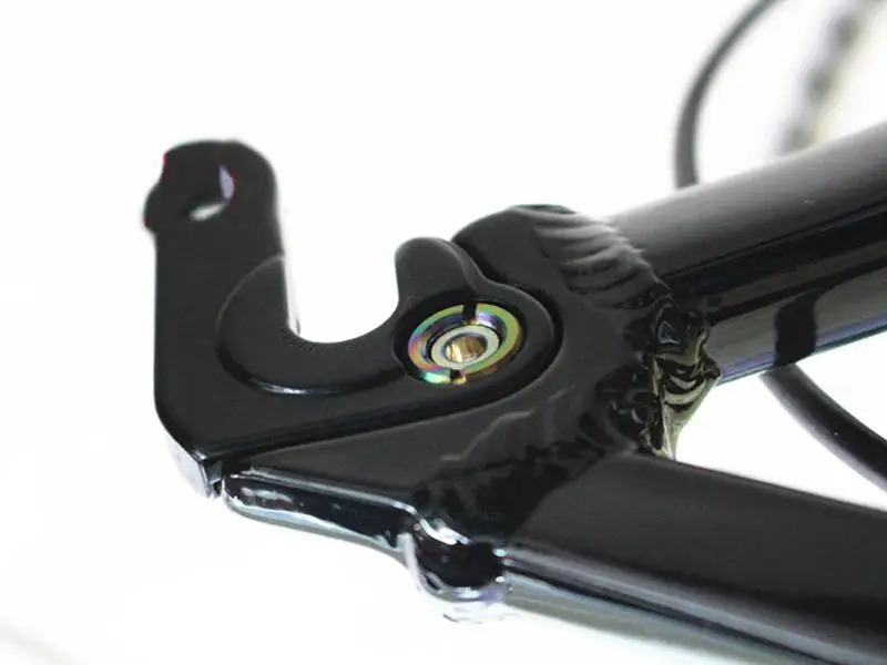 Ti/Golden/Rainbow GR5 Titanium Screw & Nut For MTB Rear Deraileur Hook Dropout