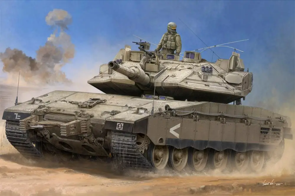 HobbyBoss 84523 1/35 IDF Merkava MK Ⅳ W/Trophy Plastic Model Armor Kit