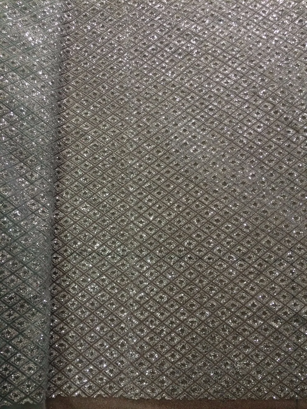 

glued glitter French Tulle Lace SYJ-42610 Fashian African French Lace With glitter