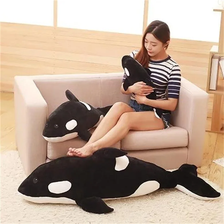 one piece big plush Killer whale toy huge lovely killer whale pillow doll gift about 130cm 2605