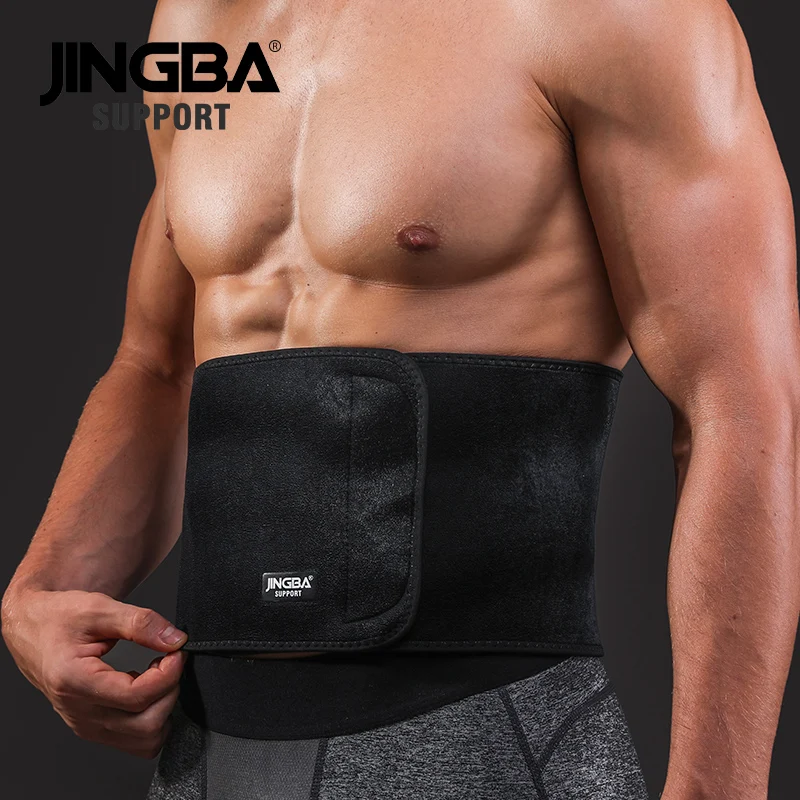 

JINGBA SUPPORT Sports protective gear waist trimmer Support Slim fit Abdominal Waist sweat belt Sports Safety Back Support