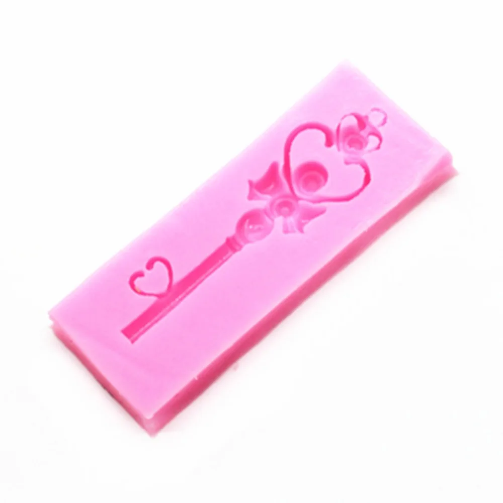 P310 Silicone mold ever-changing sakura magic wand is a beautiful girl stars the moon combination scepter baking DIY glue tools