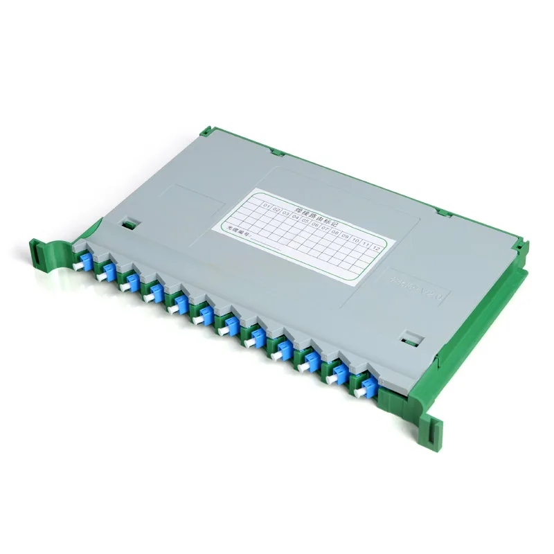 12 core Optical fiber Splicing Tray single mode LC UPC APC pigtail integrated splice tray with ODF light delivery box