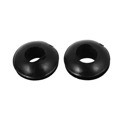 Electric Cable Protector Rubber Wiring Grommets Black 6mm Inner Diameter 100pcs