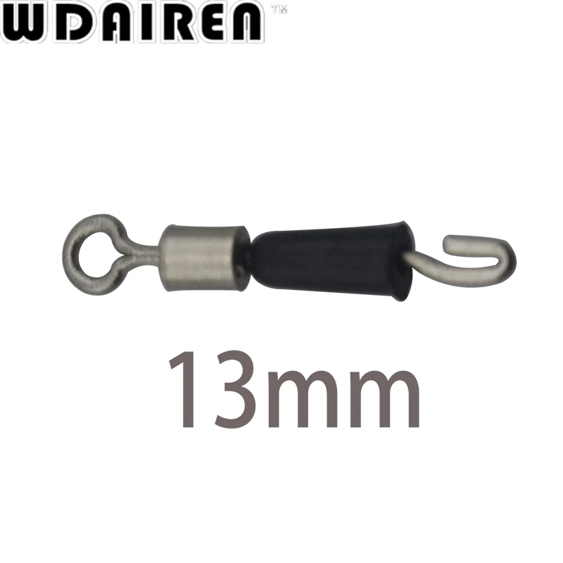 Wdairen 100 Stks/partij Ball Bearing Swivel Solid Ringen Vissen Connector Oceaan Boot Vissen Haken Quick Fast Link Connector WD-217