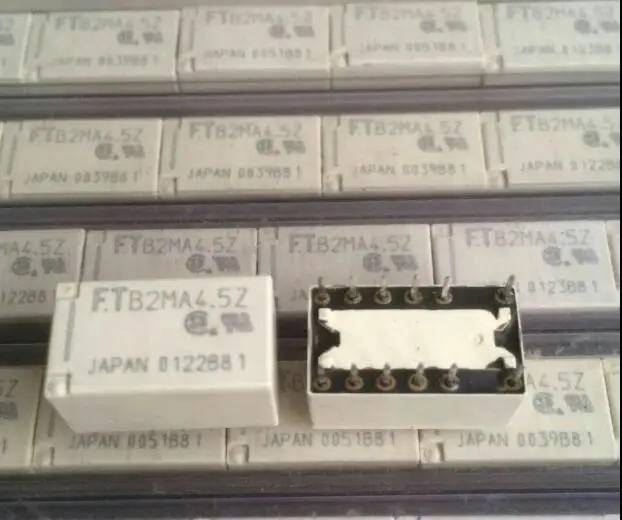 

NEW relay FT-B2MA4.5Z FTB2MA4.5Z FT B2MA4.5Z FTB2MA4.5 B2MA4.5 4.5VDC DC4.5V 4.5V DIP12 10pcs/lot