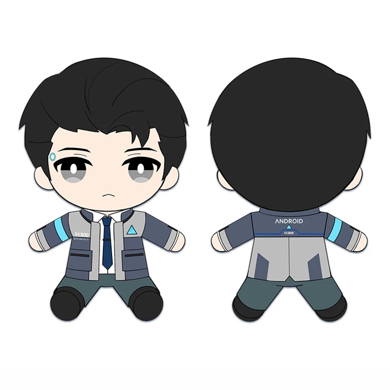 30CM Soft Detroit Become Human Plush Doll Toys Stuffed For Children/Kids Connor Anime Plush Doll Toys Game Cosplay Sit Doll
