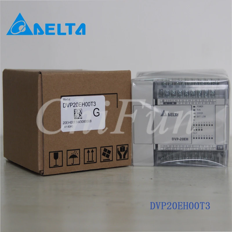 Freeshipping Delta New Original Programmable controller DVP20EH00T3 / DVP20EH00R3 PLC EH3 series 20 points host 12DI 8DO