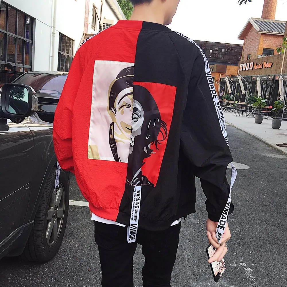 

Men Fall Coat Sunscreen Clothing Jerseys New Spring Baseball Uniform Trend Korean All Match Slim Handsome Jacket Baseball