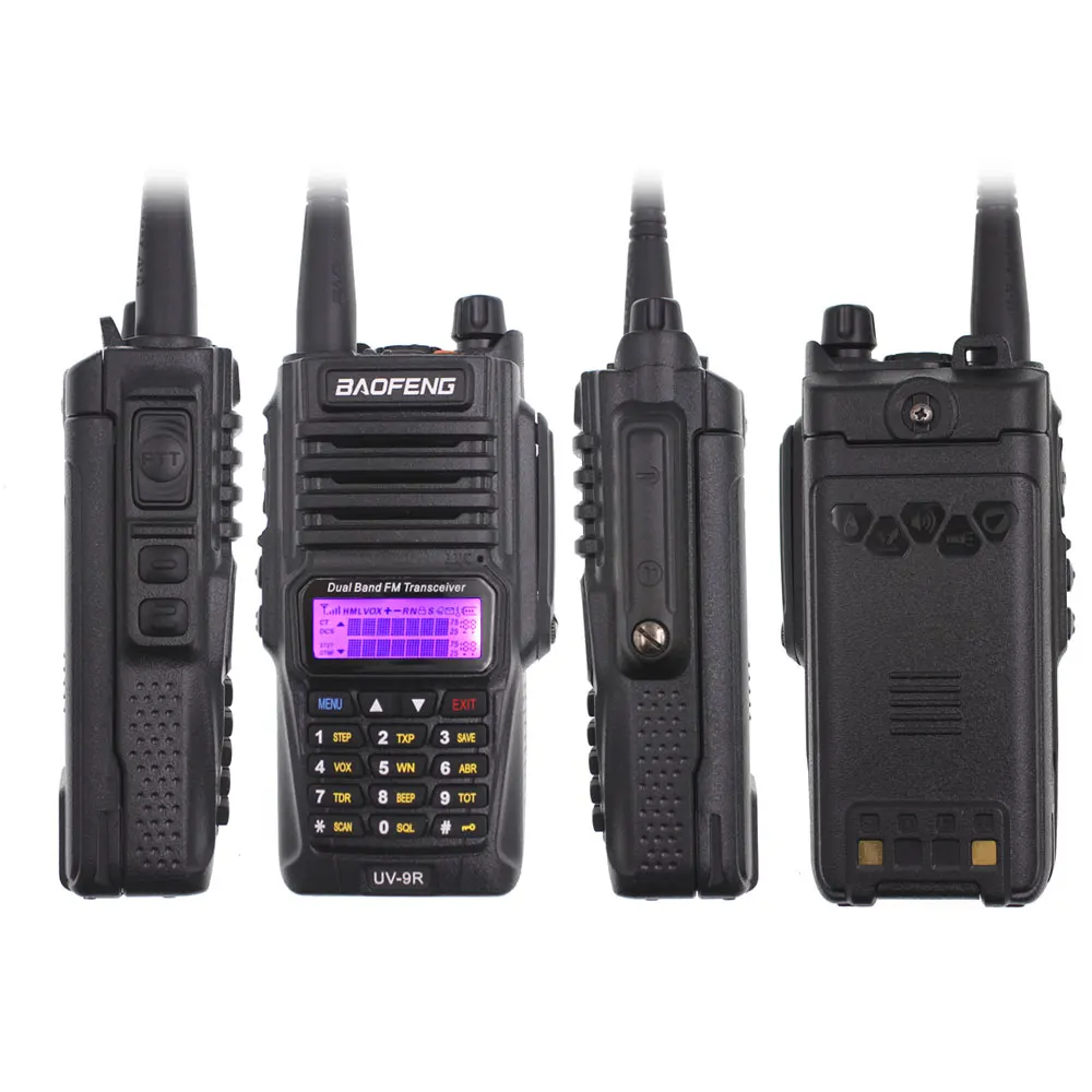 Baofeng Dual Band UV-9R Waterproof Dust Proof Walkie Talkie Two Way Radio Long Range UV9R Walkie Talkie Ham Radio