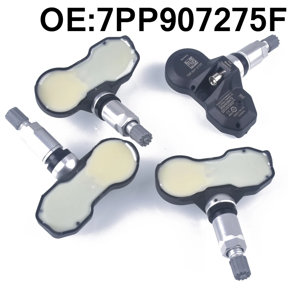 4 PCS Car Tire Pressure Monitor Sensor TPMS 7PP907275F For audi A4 Quattro A6 A8 Q7 R8 RS4 S4 S6 Porsche for Porsche vw Touareg