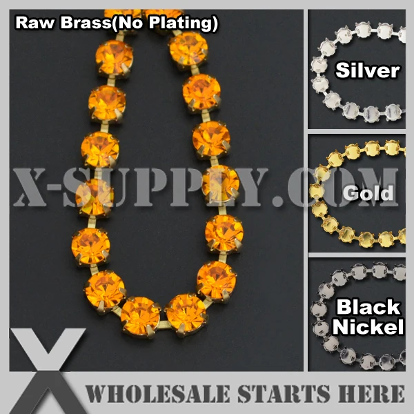 

SS22 5mm Round Rhinestone Cup Chain,Yolk Rhinestones For Jewelry,Garment,Bag,Shoe Decorations