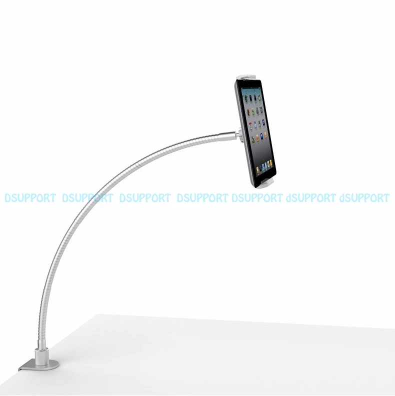 Dsupport LP-7S Universal Flexible Arm Tablet PC Holder Aluminum Alloy Bed 7-10 inch Tablets/Smartphone Stand