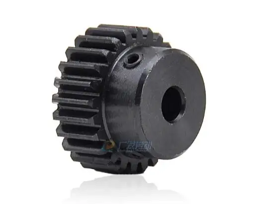 2pcs Spur Gear pinion 20T 20Teeth Mod 1 M=1 Bore 4mm 5mm 6mm 8mmRight Teeth positive gear 45# steel cnc gear transmission RC