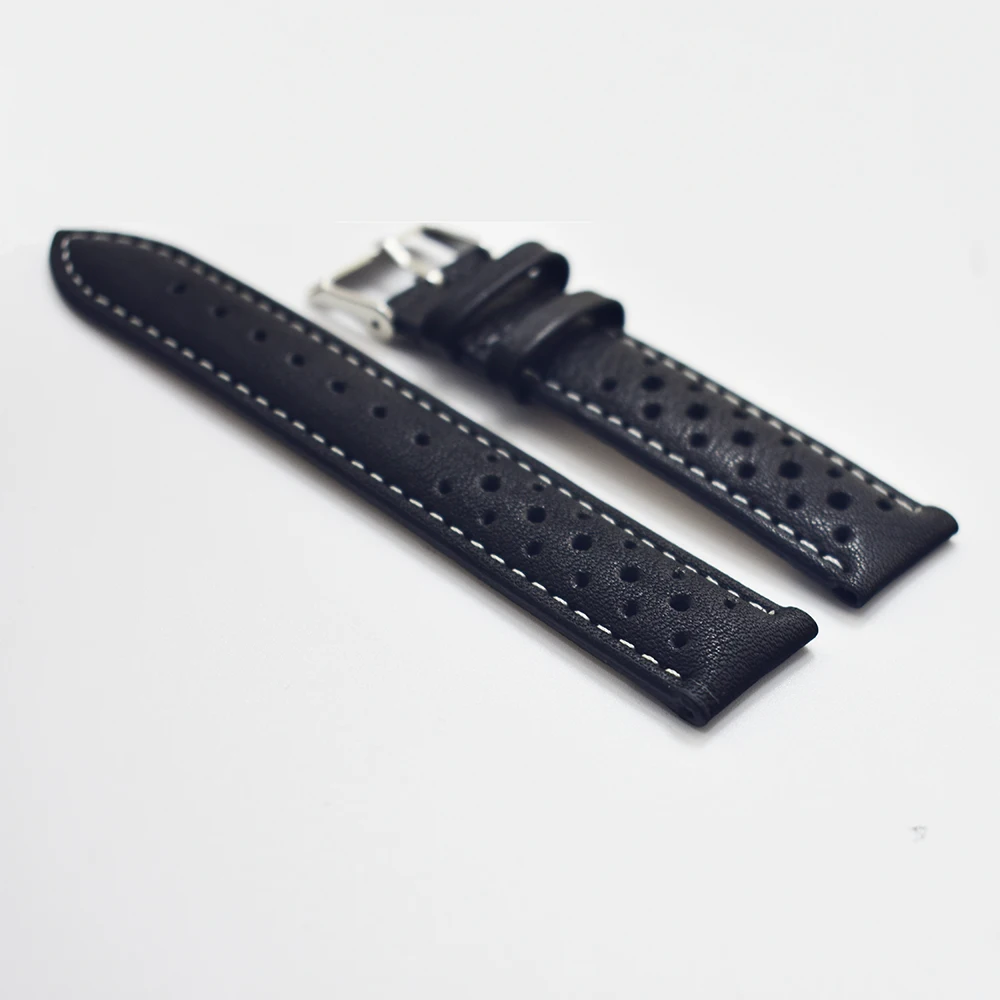 Watch Band Genuine Leather Straps 18mm 20mm 22mm 24mm Watch Acessories Klittenband Men High Quality Watchbands