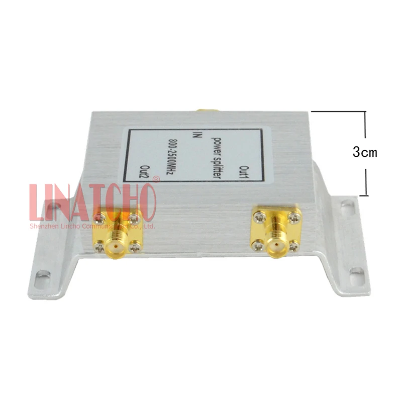 SMA Female Micro-strip Power Splitter 800-2500MHz WIFI Signal Repeater Antenna 2 Ways Divider