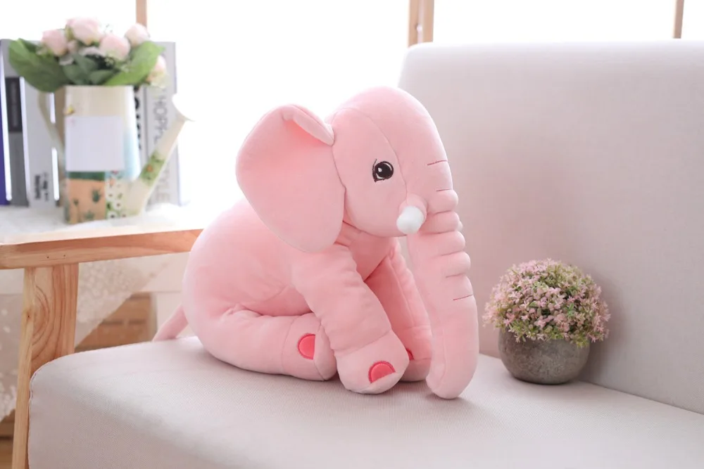 new plush elephant toy soft pink elephant gift doll about 40cm 2643