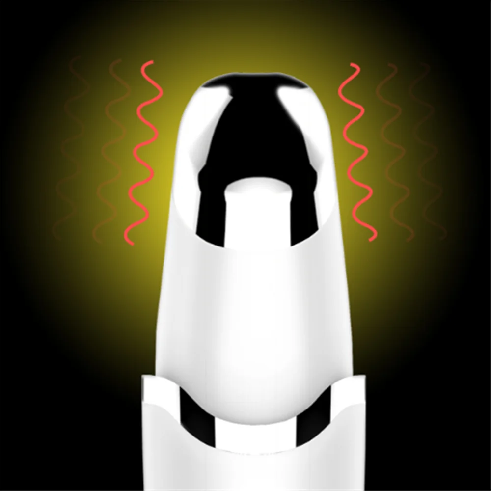 Vibratore ricaricabile Labbra per gli occhi Massaggio Antietà Rughe Cerchio scuro Rimozione Lifting del viso Ringiovanimento Massaggiatore per la cura della pelle