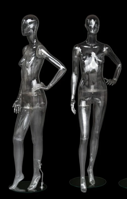 Best Quality Fashionable 3D Dressing Model Full Body Female Transparent Mannequin Manufacturer Direct Sell