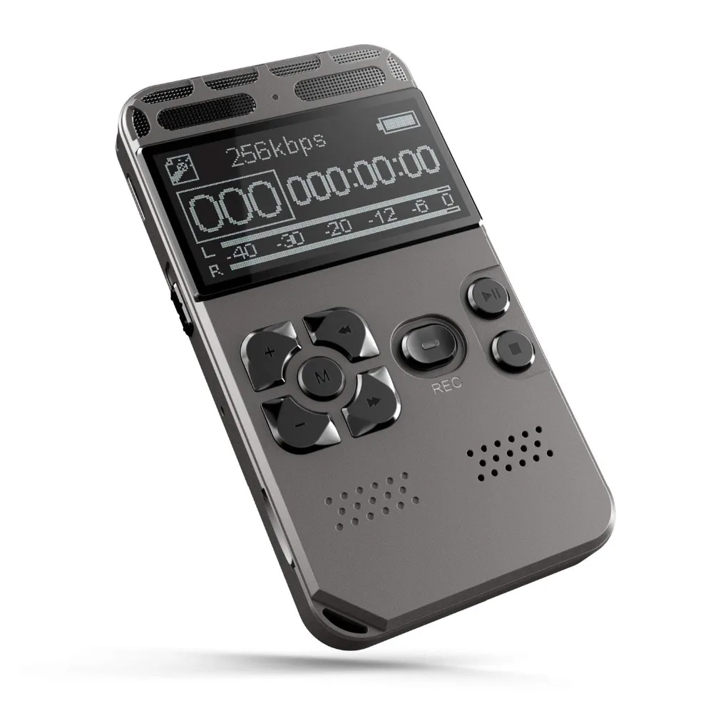 Professional digital Voice Recorder audio sound recording line-in voice activated record Portable MP3 Player 32GB Dictaphone