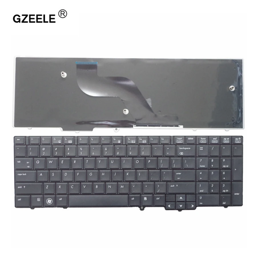 GZEELE New English keyboard For HP for Probook 6540B 6545B 6550B 6555B 6540 6545 US laptop notebook keyboard Hot selling! BLACK