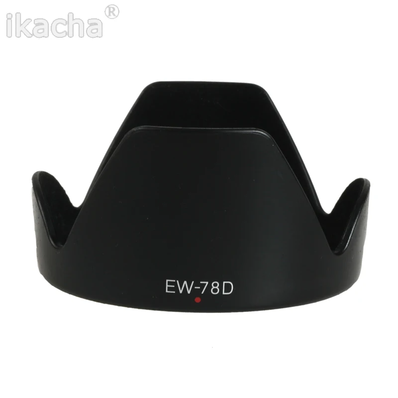 EW-78D 렌즈 후드: 캐논 EF-S 18-200mm f/3.5-5.6 IS 렌즈를 위한 최적의 보호 장치
