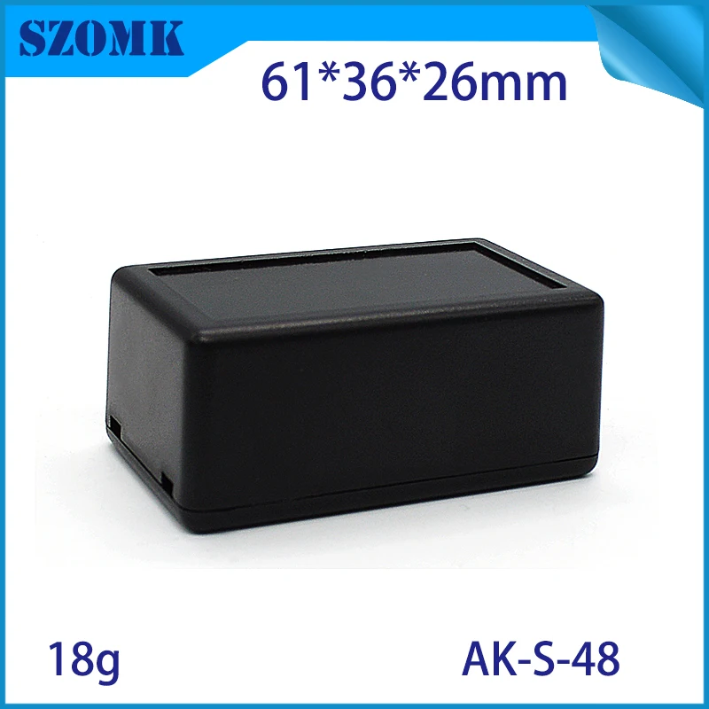 1 Piece 61*36*26mm szomk plastic electrical enclosure sensor housing shell for pcb plastic box for instrument device