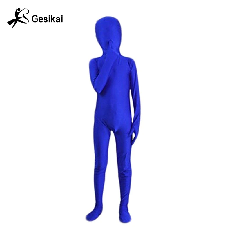 Originele Kids Volledige Bodysuits Zentai Sport Dance Wear Kinderen Jongens Meisjes Gymnastiek Bodysuits Jumpsuit Halloween Kostuums