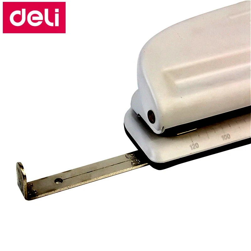 Deli 0121 Office Desk 6mm 4-Hole desk punch Four hole punch /punch papers 10 sheets 80g papers