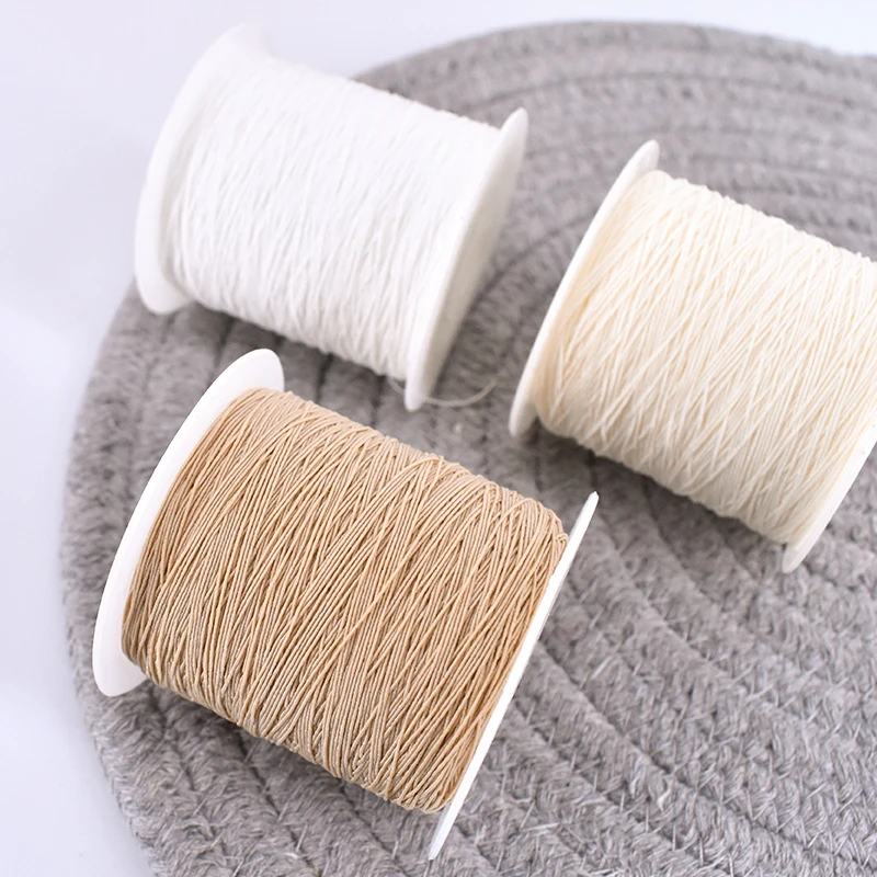 0.3mm fine wrinkle elastic line elastic rope sewing bottom line spandex round elastic band closing elastic line