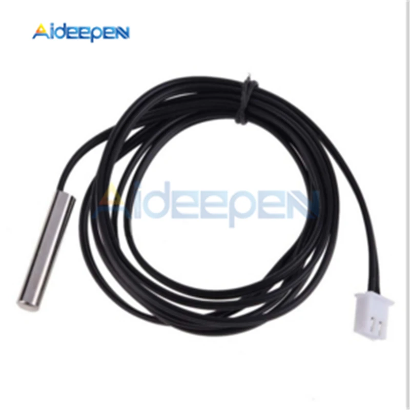 30cm 50cm 1M 2M 3M NTC 10K 1% 3950 Waterproof Thermistor Accuracy Temperature Sensor Wire Cable Probe For Arduino W1209 W1401