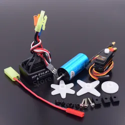 브러시리스 수정 키트 2040 브러시리스 모터, 4800KV, 25A ESC 워터프로, 17G 서보, WLtoys RC 자동차, 1/18 체중계, A959, A969, A979