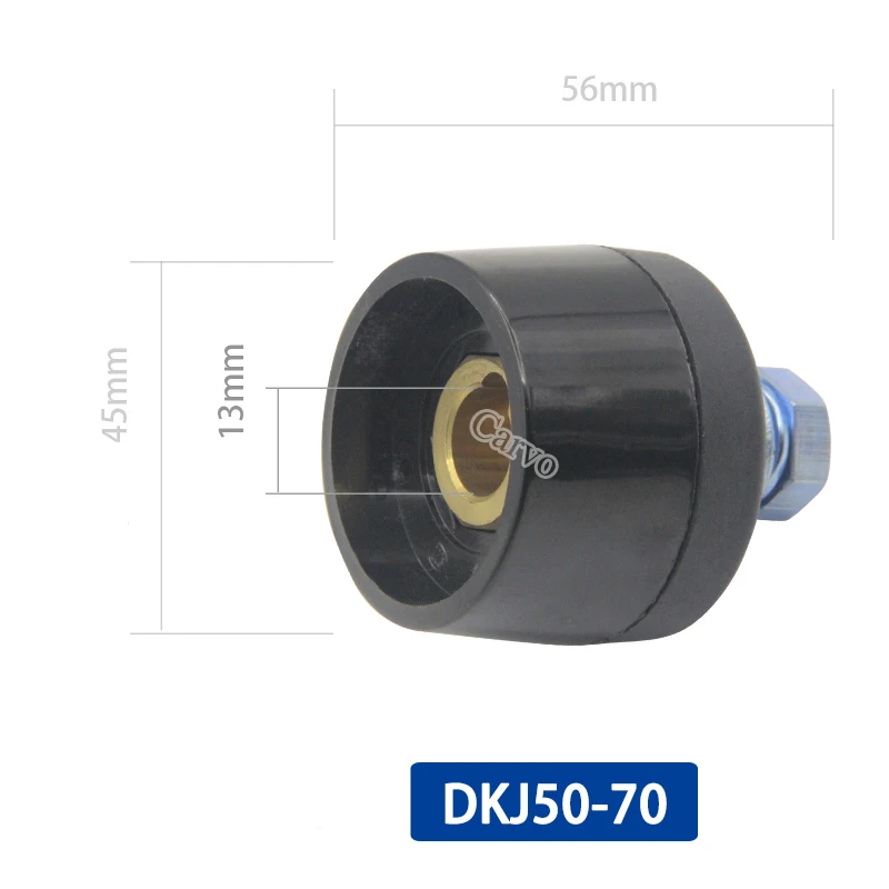 1PC Europe Male & Female Welding Machine Electric Quick Fitting Connector Socket Plug Adaptors for DKJ50-70/DKJ70-95