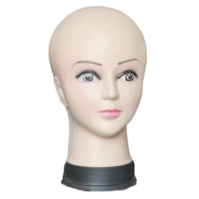 

Women's Mannequin Head Hat Display Wig Torso PVC training head model head model femal head model