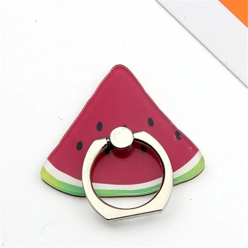 360 Degree Watermelon Finger Ring Smartphone Fruits Stand Holder Mobile Phone Holder Stand For iPhone Xiaomi Huawei All Phone#