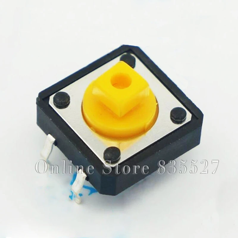 1000pcs/lot 12*12*7.3mm  band location 12 * 12 * 7.3 mm key switch tact Switch micro switch button B3F-4055