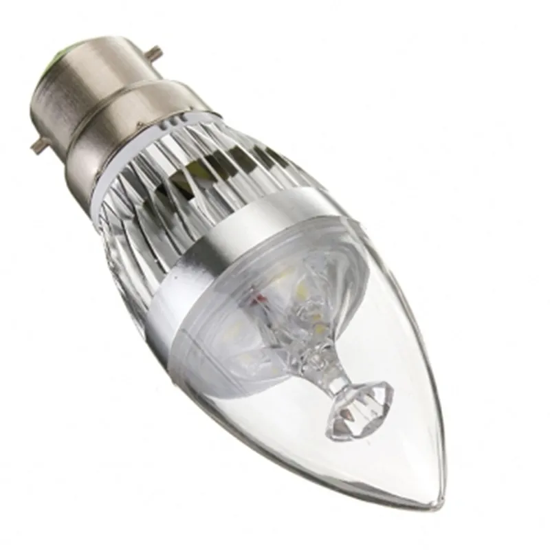 High power B22 9W/12W/15W Dimmable Tail LED Candle lamp AC85-265V 110V/220V led spotlight indoor lighting