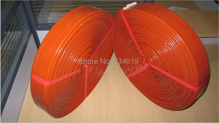 90mm Silicone Fiberglass Heat Resistant Sleeve Heat Insulation Tube Oxide Red Silicone Fire Tube