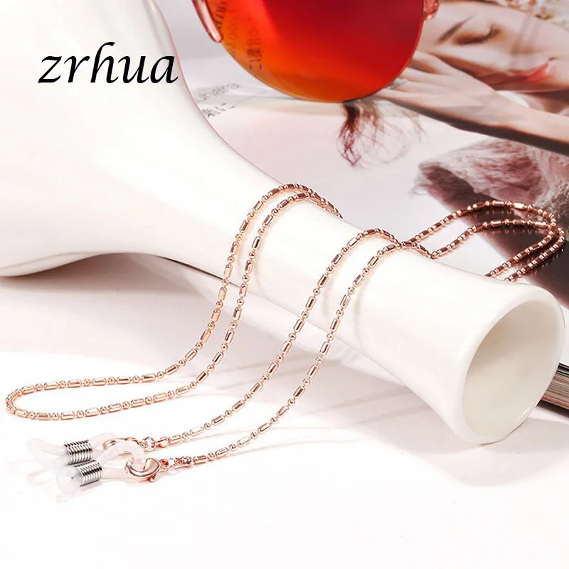 ZRHUA Elegent 7 Colors Eyeglass Strap 80cm Reading Glasses Spectacles Sunglasses Eyewear Eyeglass Chain Neck Cord Strap Rope