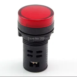 10pcs 24V 22mm Red LED Power Indicator Signal Light