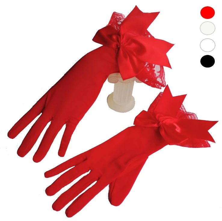 Sexy Handgelenk Länge Frauen Spitze Braut Handschuhe Schwarz Spitze Hand Handschuhe Fäustlinge für Party Sonnenschutz Hochzeit Zubehör Handschuhe