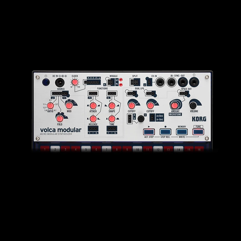 Korg Volca modularmicro modular synthesizer Machine Electribe Geinspireerd Sequencer voor de Ultieme Bass Lijnen