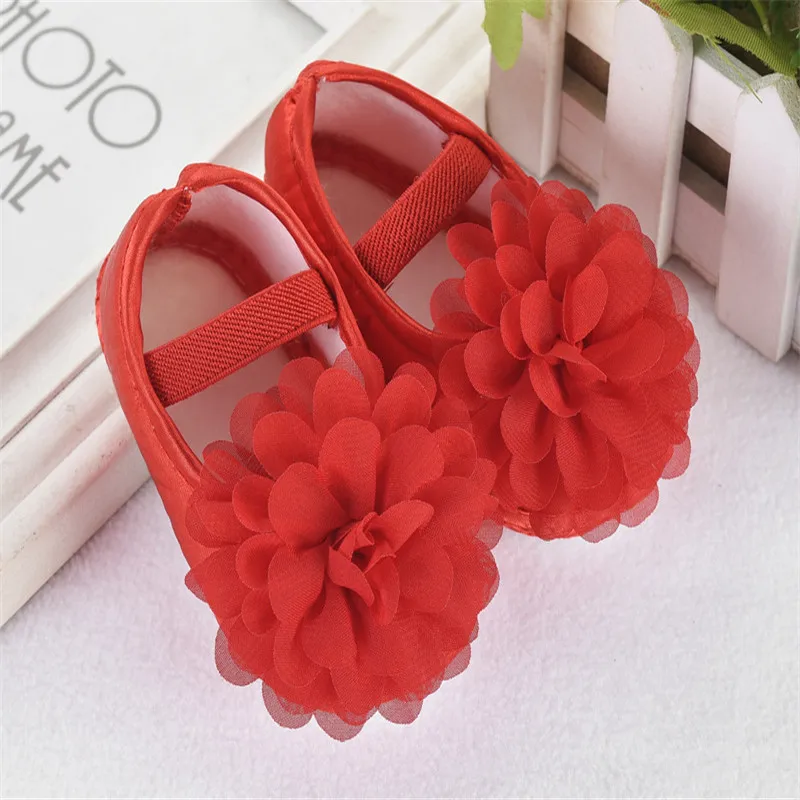 Baby Girl Shoes First Walkers Lace Floral Newborn Baby Shoes Princess Infant Toddler Baby Shoes for Girls Party