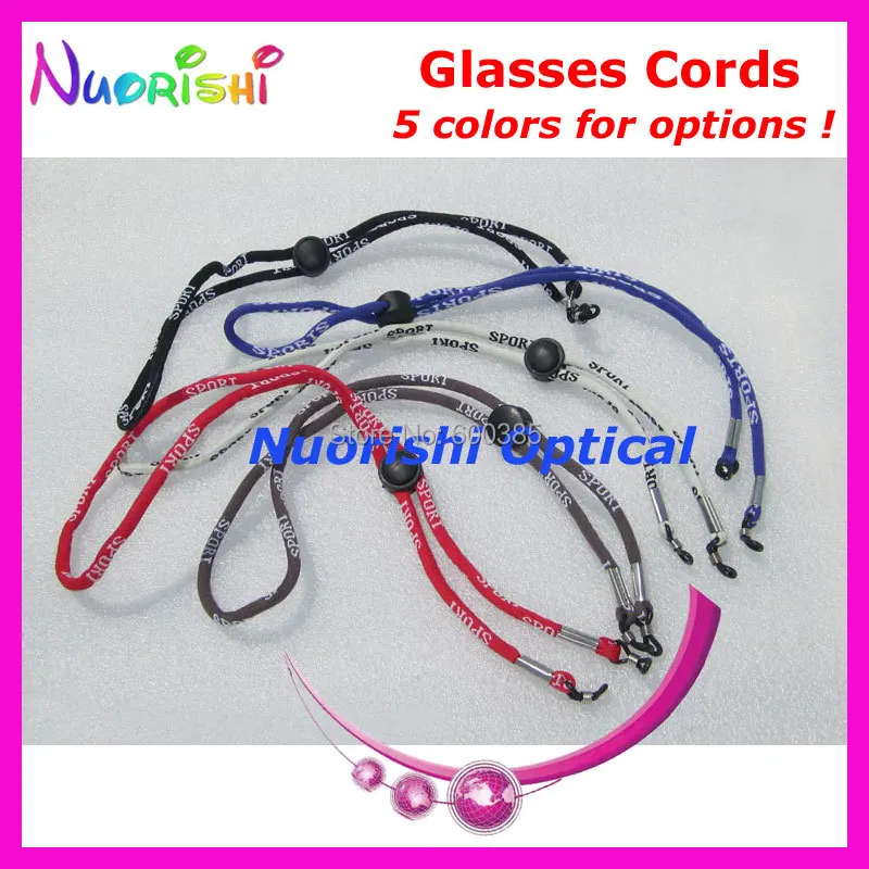 50pcs L651 sports eyewear cords 5 colors for options glasses eyeglasses string chains cords Free Shipping