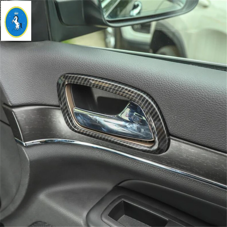 

Yimaautotrims Auto Accessory Inner Door Doorknob Handle Bowl Frame Cover Trim 4 Pcs ABS Fit For Jeep Grand Cherokee 2011 - 2019