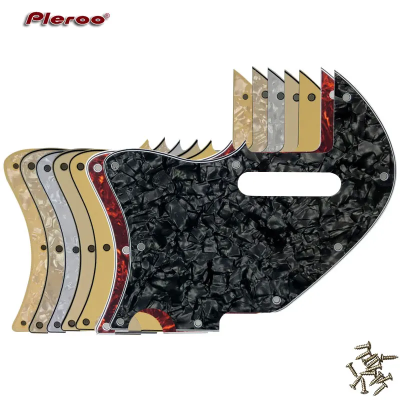 Pleroo Custom Guitar Parts - For US Left Handed Tele Merle Haggard F Hole Thinline Guitar Pickguard Scratch Plate Replacement