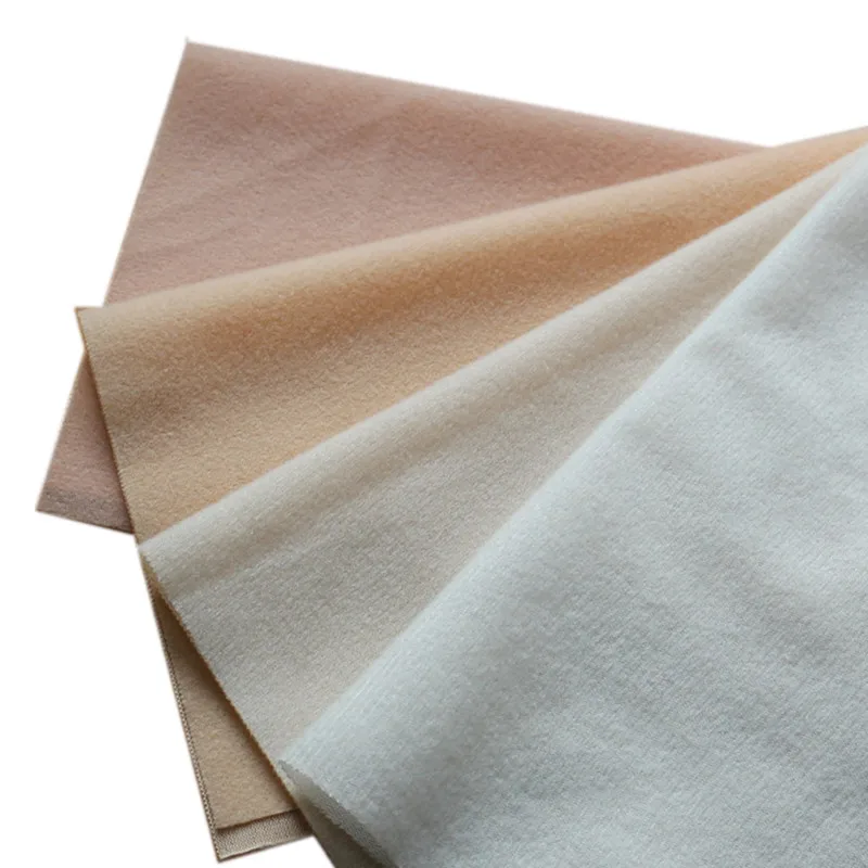 40x50cm 4 Colors DIY Doll Skin Fabric Fleece Velvet Fabrics Brushed Cloth for Costura Sewing Stuff Toys  Knit Nap Telas Tissus